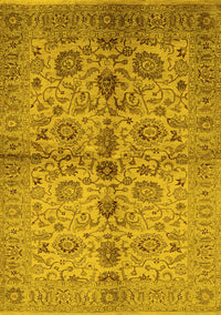 Oriental Yellow Traditional Rug, urb2853yw