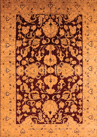 Oriental Orange Traditional Rug, urb2854org