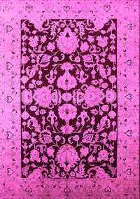 Oriental Pink Traditional Rug, urb2854pnk