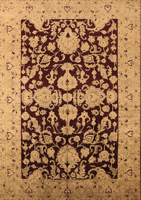 Oriental Brown Traditional Rug, urb2854brn
