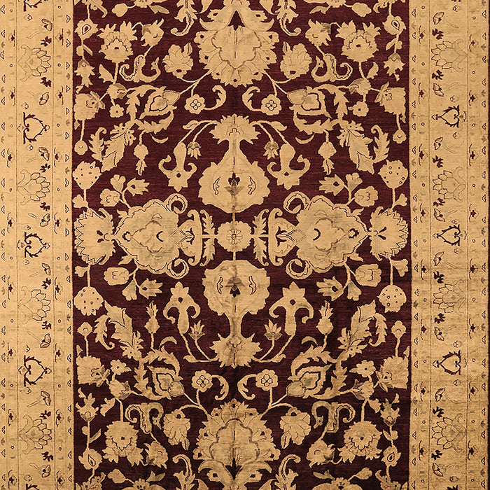 Oriental Brown Traditional Rug, urb2854brn