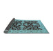 Sideview of Oriental Light Blue Traditional Rug, urb2854lblu