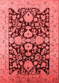 Oriental Red Traditional Rug, urb2854red