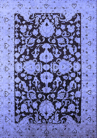 Oriental Blue Traditional Rug, urb2854blu