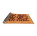Sideview of Oriental Orange Traditional Rug, urb2854org