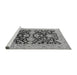 Sideview of Machine Washable Oriental Gray Traditional Rug, wshurb2854gry