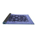 Sideview of Oriental Blue Traditional Rug, urb2855blu