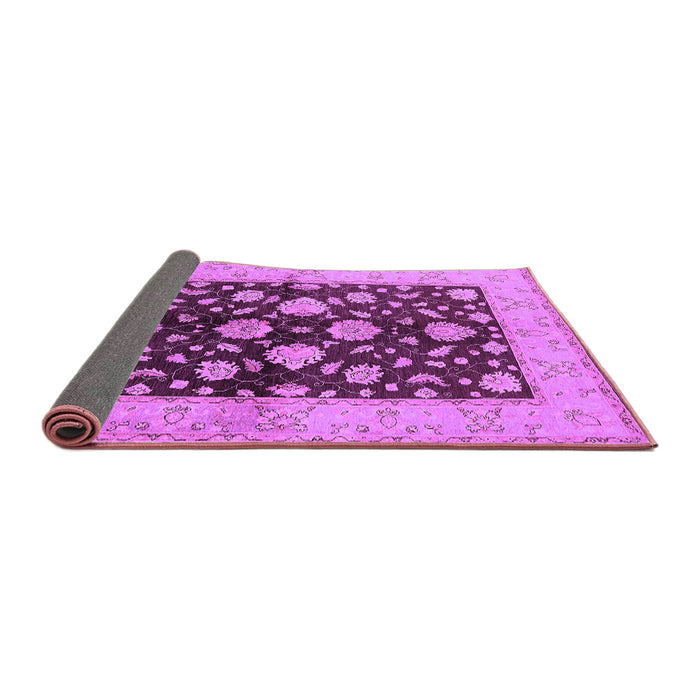 Sideview of Oriental Purple Traditional Rug, urb2855pur