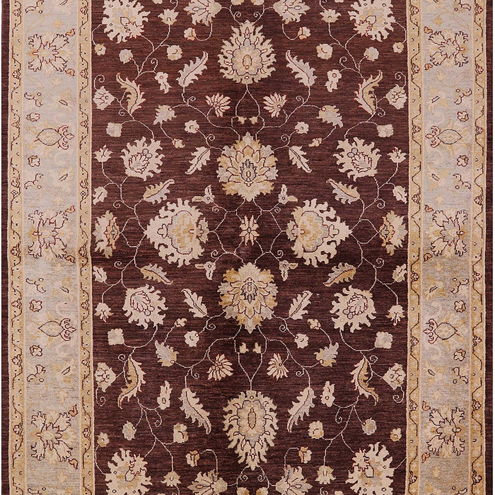 Mid-Century Modern Red Brown Oriental Rug, urb2855