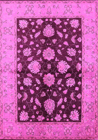 Oriental Pink Traditional Rug, urb2855pnk