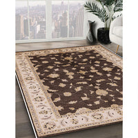 Mid-Century Modern Bakers Brown Oriental Rug, urb2856