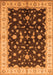 Oriental Orange Traditional Rug, urb2856org