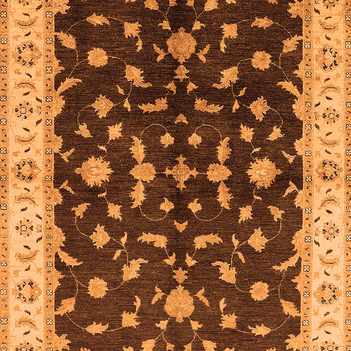 Oriental Orange Traditional Rug, urb2856org