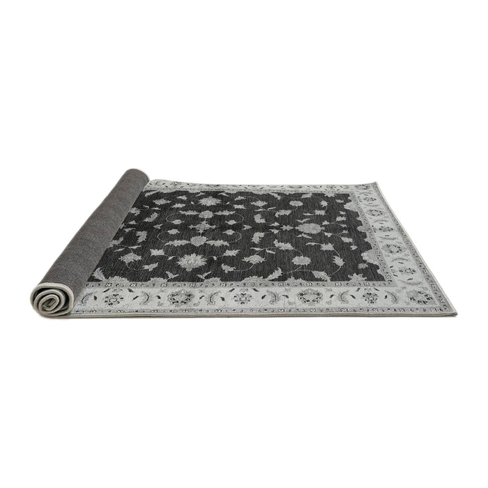 Sideview of Oriental Gray Traditional Rug, urb2856gry