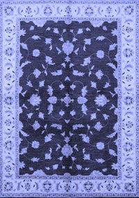 Oriental Blue Traditional Rug, urb2856blu