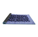 Sideview of Oriental Blue Traditional Rug, urb2856blu