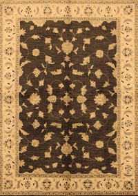 Oriental Brown Traditional Rug, urb2856brn