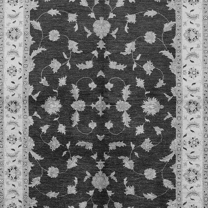 Machine Washable Oriental Gray Traditional Rug, wshurb2856gry