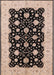 Mid-Century Modern Burgundy Brown Oriental Rug, urb2857