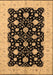 Machine Washable Oriental Brown Traditional Rug, wshurb2857brn