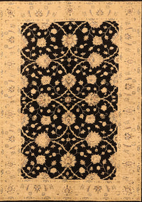 Oriental Brown Traditional Rug, urb2857brn