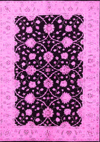Oriental Pink Traditional Rug, urb2857pnk