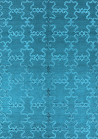 Oriental Light Blue Industrial Rug, urb2858lblu