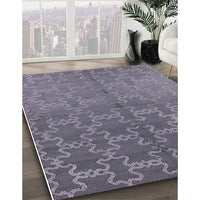 Mid-Century Modern Purple Oriental Rug, urb2858