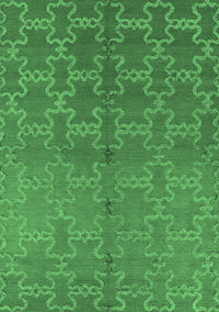 Oriental Emerald Green Industrial Rug, urb2858emgrn