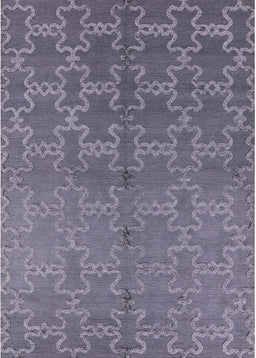 Machine Washable Industrial Modern Grape Purple Rug, wshurb2858