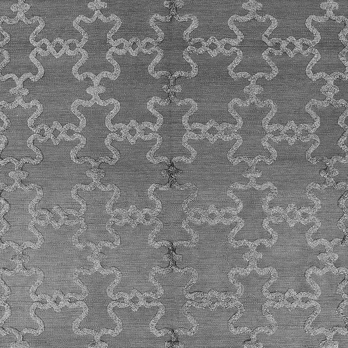 Machine Washable Oriental Gray Industrial Rug, wshurb2858gry