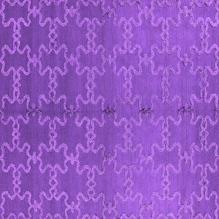Square Machine Washable Oriental Purple Industrial Area Rugs, wshurb2858pur