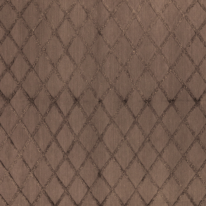 Square Trellis Brown Modern Rug, urb2859brn