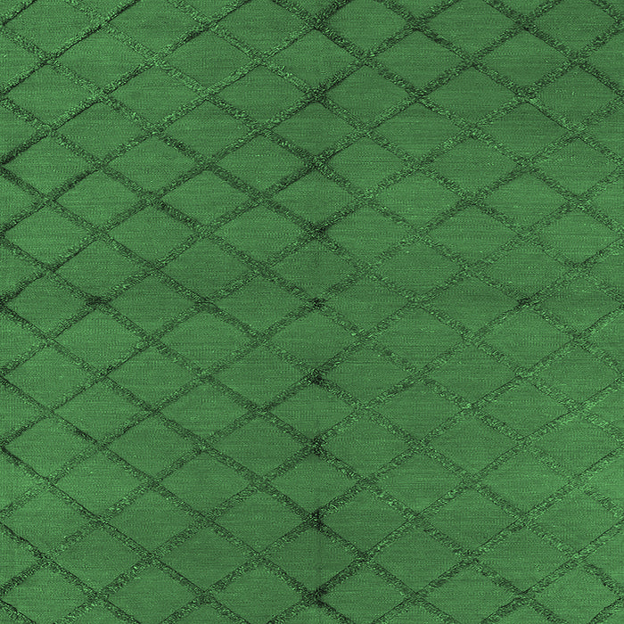 Square Trellis Emerald Green Modern Area Rugs, wshurb2859emgrn