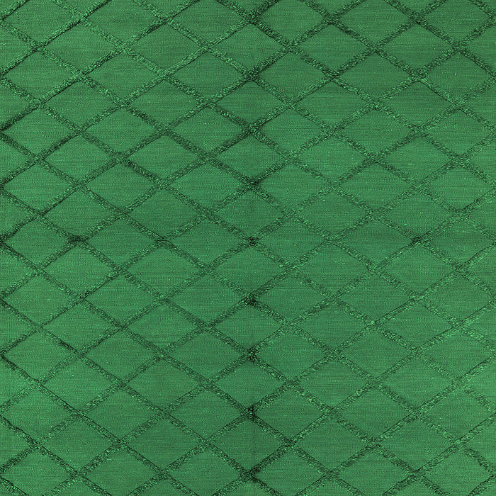 Square Trellis Green Modern Rug, urb2859grn