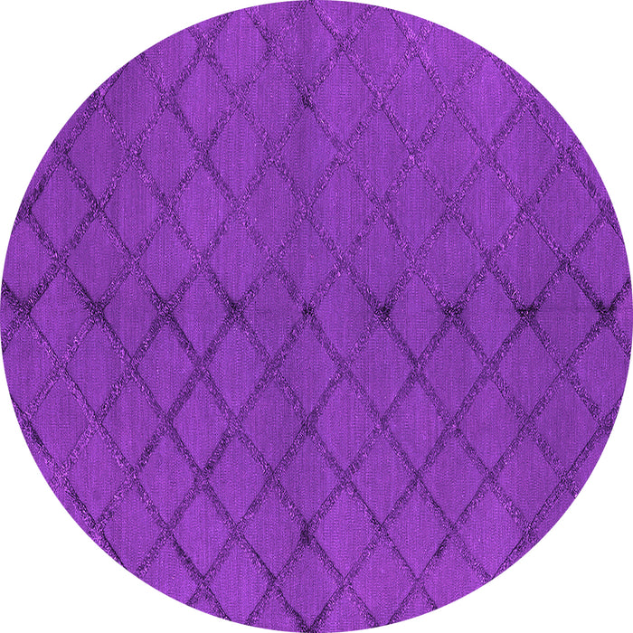 Round Trellis Pink Modern Rug, wshurb2859pnk
