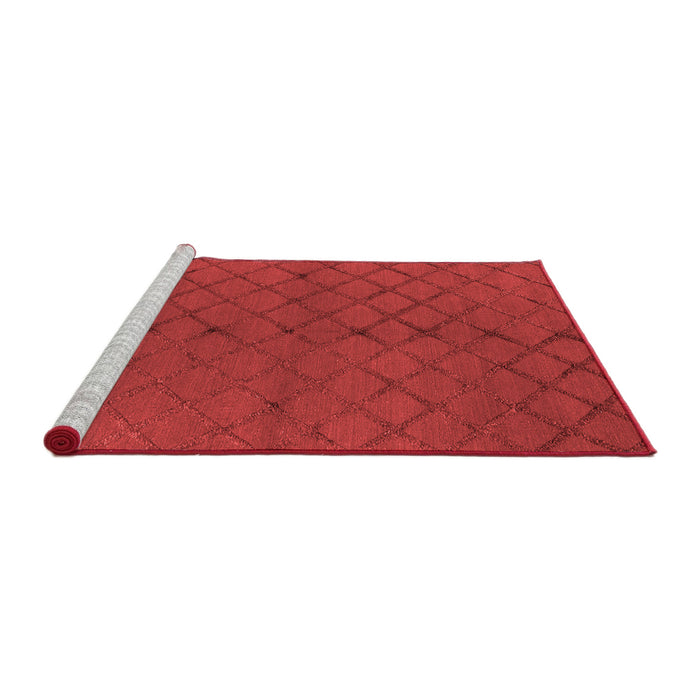 Modern Red Washable Rugs
