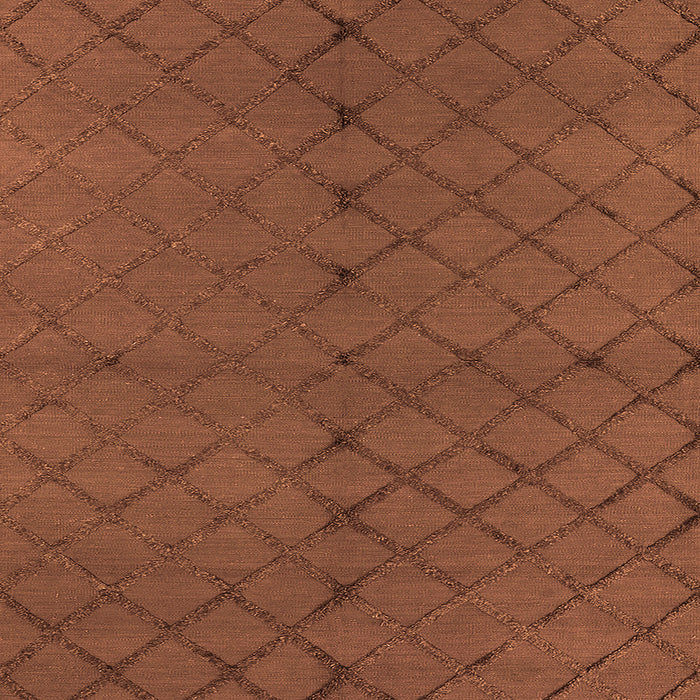 Square Trellis Orange Modern Area Rugs, wshurb2859org