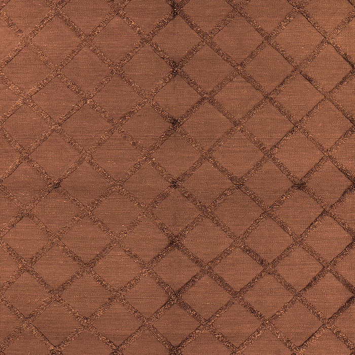 Trellis Orange Modern Rug, urb2859org