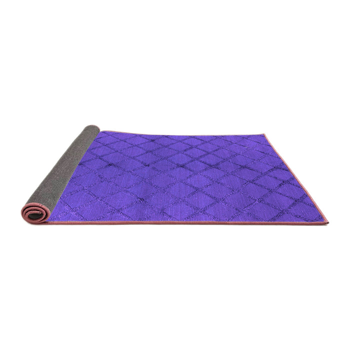 Sideview of Trellis Purple Modern Rug, urb2859pur