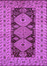 Machine Washable Oriental Purple Traditional Area Rugs, wshurb2860pur
