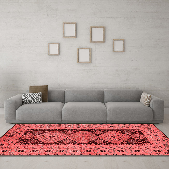 Traditional Red Washable Rugs