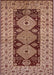 Mid-Century Modern Light Salmon Rose Pink Oriental Rug, urb2860