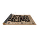 Sideview of Mid-Century Modern Bakers Brown Oriental Rug, urb2861