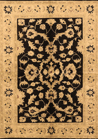 Oriental Brown Traditional Rug, urb2861brn