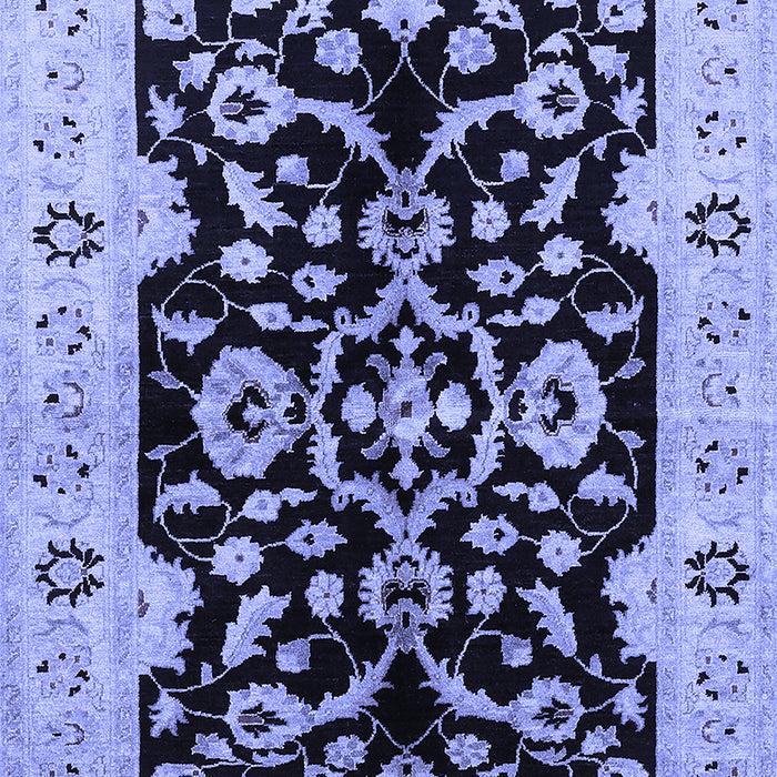 Oriental Blue Traditional Rug, urb2861blu