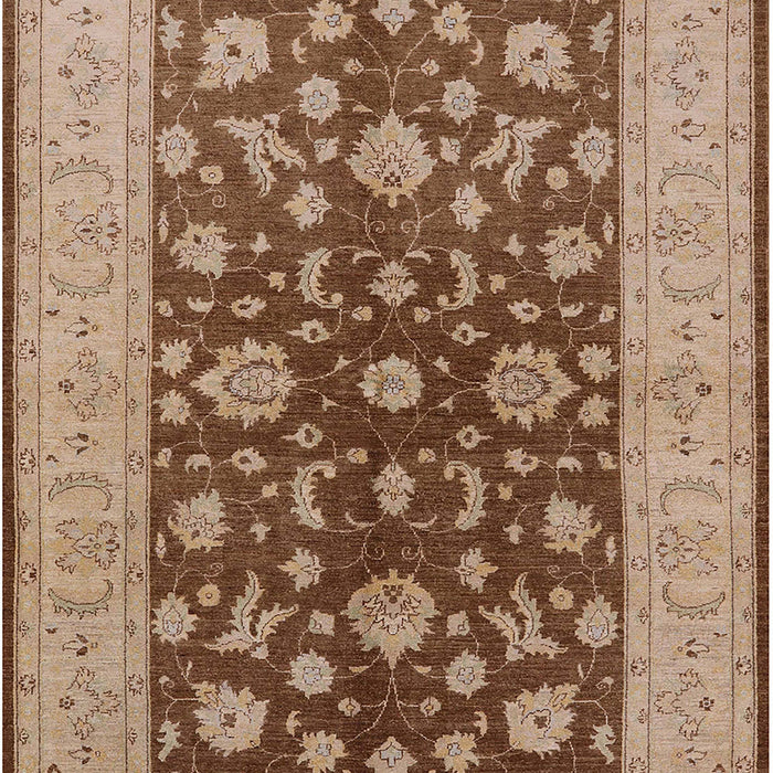 Machine Washable Industrial Modern Saddle Brown Rug, wshurb2862