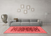 Industrial Red Washable Rugs