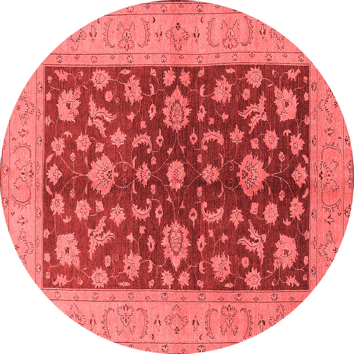 Machine Washable Oriental Red Industrial Rug, wshurb2862red
