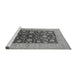 Sideview of Machine Washable Oriental Gray Industrial Rug, wshurb2862gry